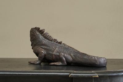 Wonderful Glazed Studio Pottery Iguana 1960s