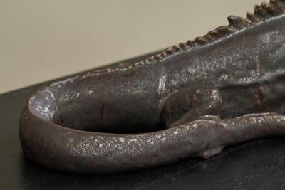 Wonderful Glazed Studio Pottery Iguana 1960s