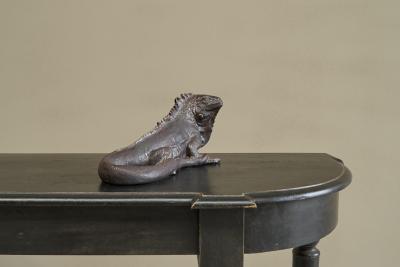 Wonderful Glazed Studio Pottery Iguana 1960s
