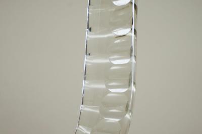 Wonderful Pair of Crystal Art Deco Candle Holders France 1930s