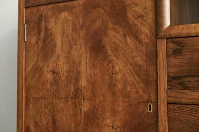 Wonderful Swedish Glazed Art Deco Sideboard in Oak 1940s