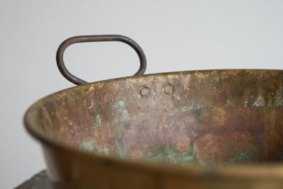 Wonderfully Patinated Antique Pan in Copper 19th Century