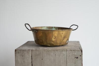 Wonderfully Patinated Antique Pan in Copper 19th Century