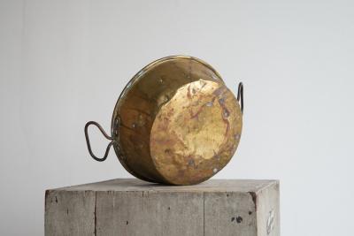 Wonderfully Patinated Antique Pan in Copper 19th Century