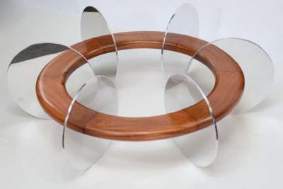 Wood And Metal Coffee Table Design by AUB RY 