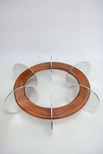 Wood And Metal Coffee Table Design by AUB RY 
