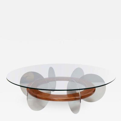 Wood And Metal Coffee Table Design by AUB RY 