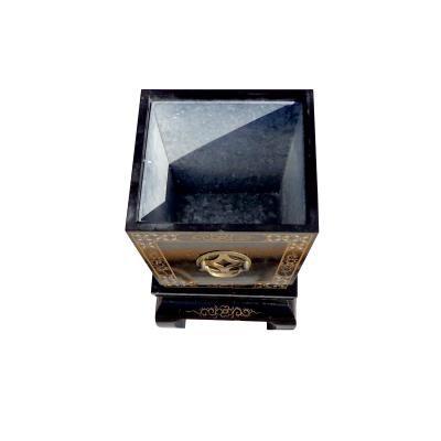 Wood Asian Planter with Stand