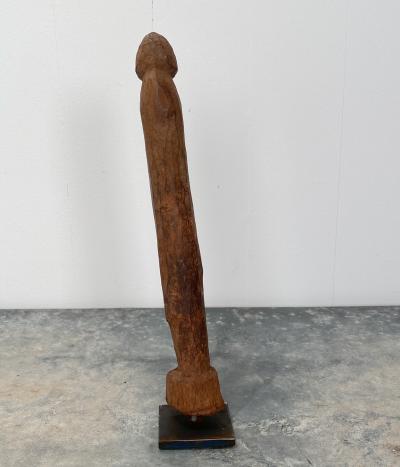 Wood Phallus Togo Africa Circa 1920