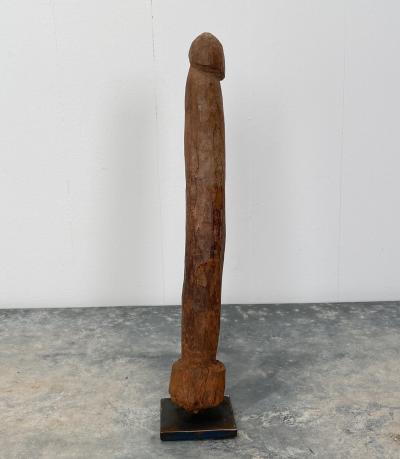 Wood Phallus Togo Africa Circa 1920