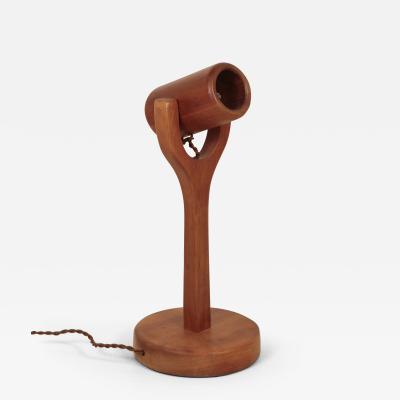 Wood Spotlight Table Lamp