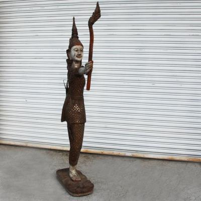 Wood Thai Dancer Statue