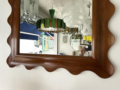 Wood Wave Mirror Italy