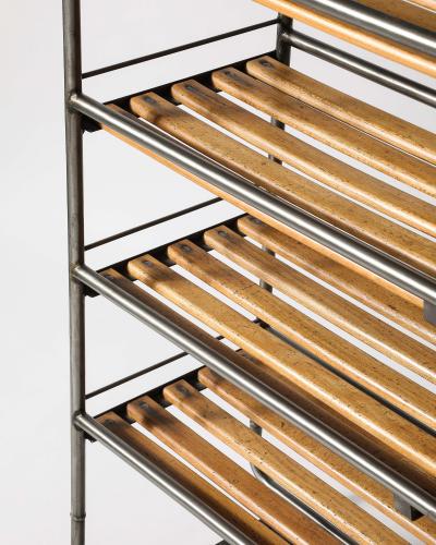 Wood and Metal Bakers Cart