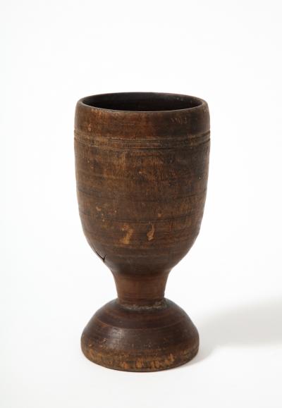 Wooden Hand Turned Cup United States 19th Century