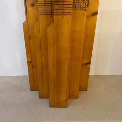 Wooden New York Skyline Illuminated Sculpture Italy