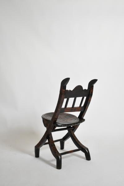 Wooden Senoufo chair 1960s 