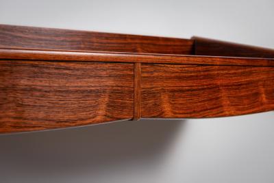 Wooden Wall Mounted Console with Double Drawers Europe Mid 20th Century