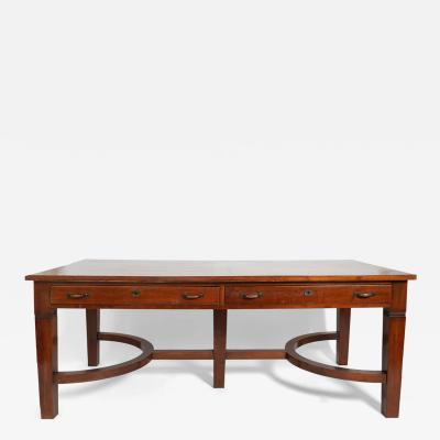 Wooden library table Portugal 1940s 
