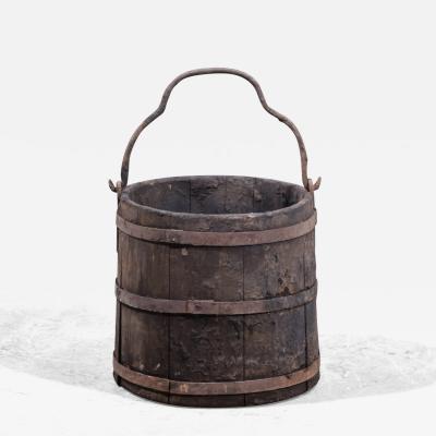 Wooden sauna bucket 19th century