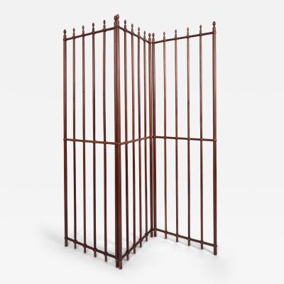 Wooden screen 19th c 