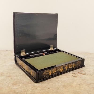 Worn Chinese Export Writing Box circa 1870