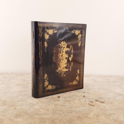 Worn Chinese Export Writing Box circa 1870