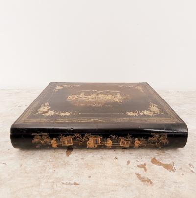 Worn Chinese Export Writing Box circa 1870