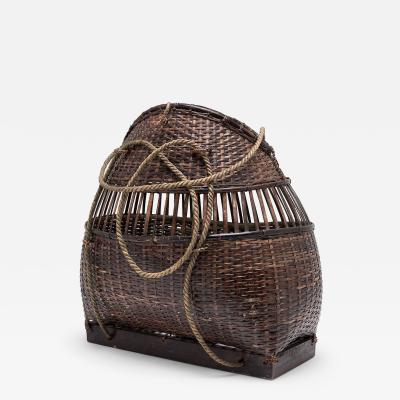 Woven Bamboo Basket