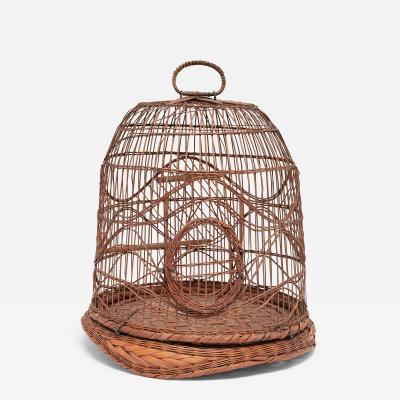 Woven Bamboo Birdcage