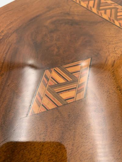 Writing Casket Box Walnut with Inlays England Late 19th Century