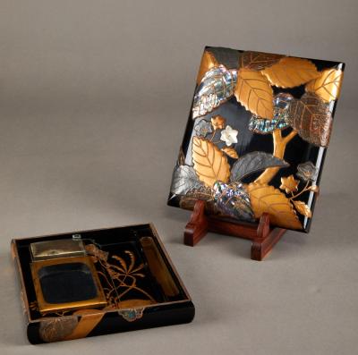 Writing box Suzuribako with Floral Design