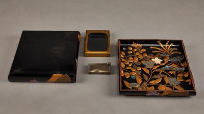 Writing box Suzuribako with Floral Design