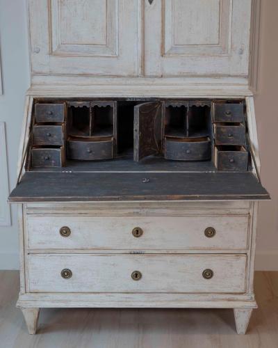 Writing cupboard from around 1800 hundered in pine Sweden