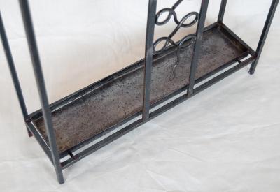 Wrought Iron Art Deco Umbrella Stand