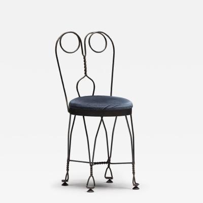Wrought Iron Butterfly Dining Chair France 1960s