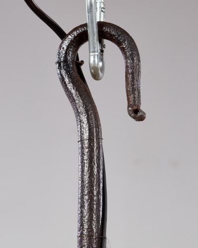 Wrought Iron Hanging Hook Chandelier