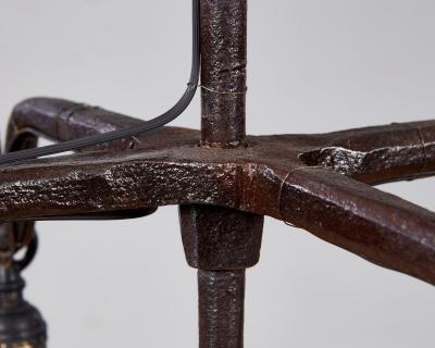 Wrought Iron Hanging Hook Chandelier