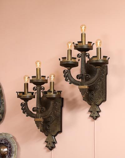 Wrought Iron Wall Lights
