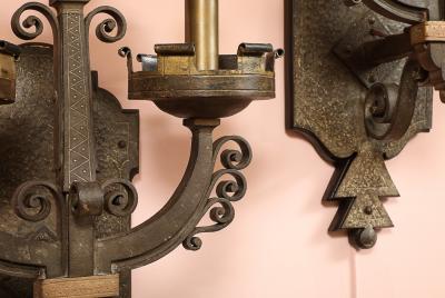 Wrought Iron Wall Lights