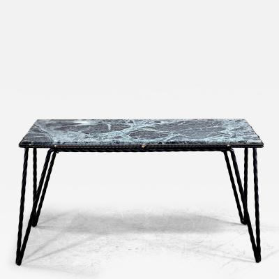 Wrought iron coffee table
