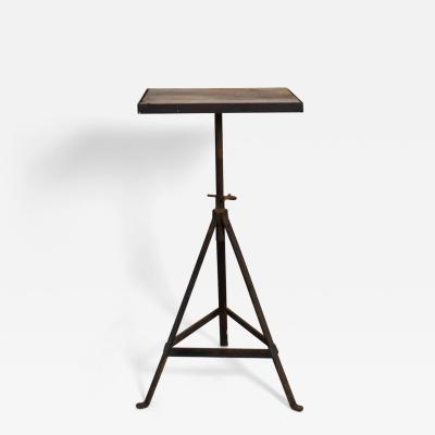 Wrought iron sculptors table 1950s 