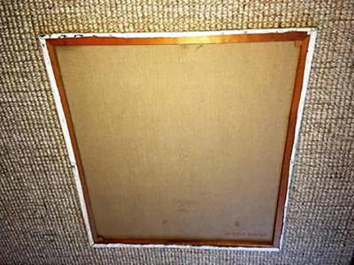 Wyona Diskin Large Signed Modern Painting of Baroque Woman and Child