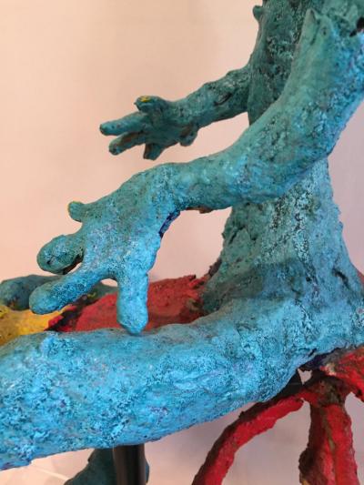 Wyona Diskin Wyona Diskin Couple Riding a Bicycle Large Sculpture