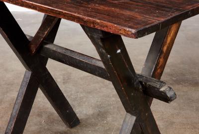 X Frame Tavern Table