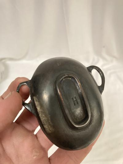 XIX Century bronze mask ashtray