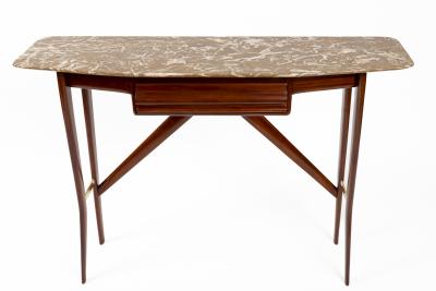 XX Century Italian Modernist Angled Console Table