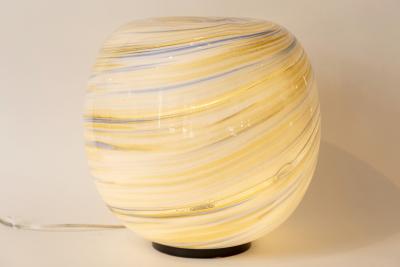 XX Century Murano Swirl Blown Table Lamp