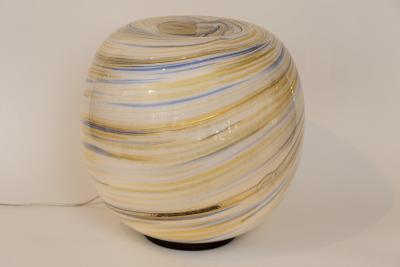 XX Century Murano Swirl Blown Table Lamp