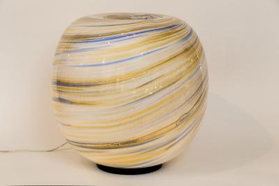 XX Century Murano Swirl Blown Table Lamp